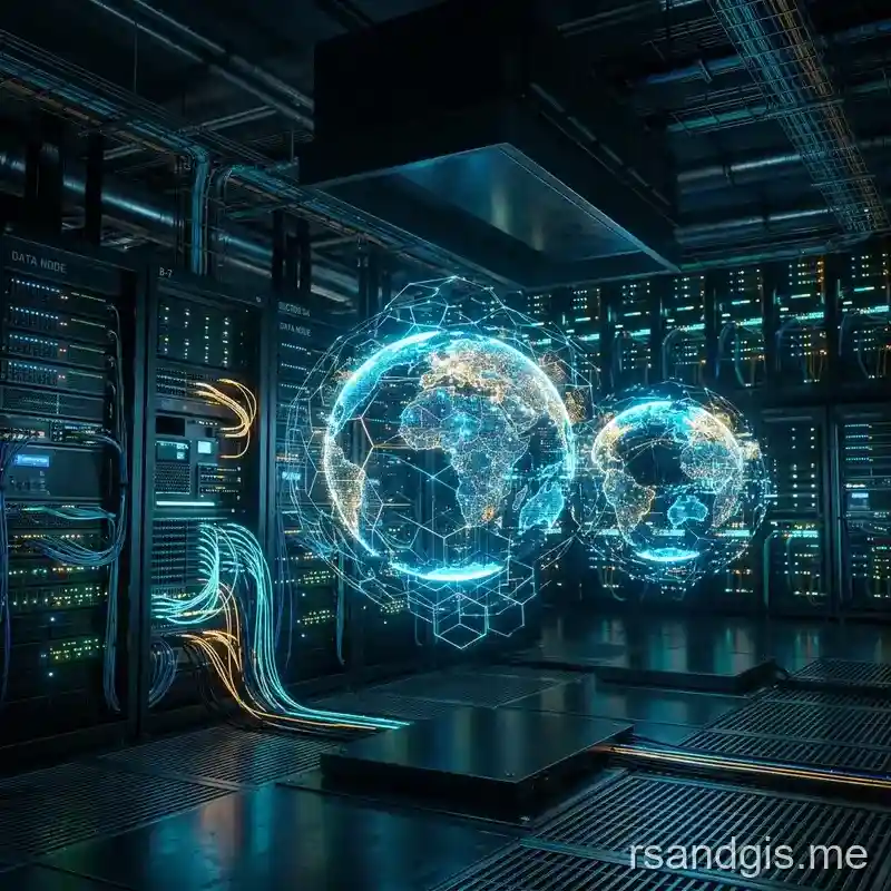 Conceptual illustration of Expert cloud based geospatial data processing