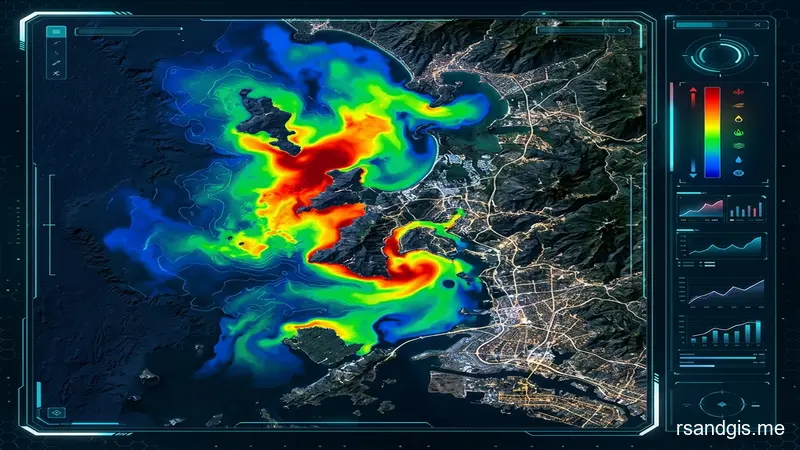 Conceptual illustration of Google Earth Engine Water Quality Monitoring