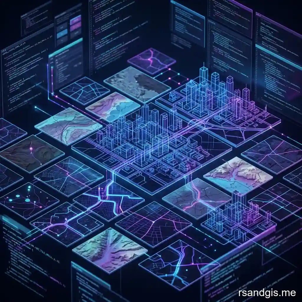 Conceptual illustration of open source web mapping frameworks