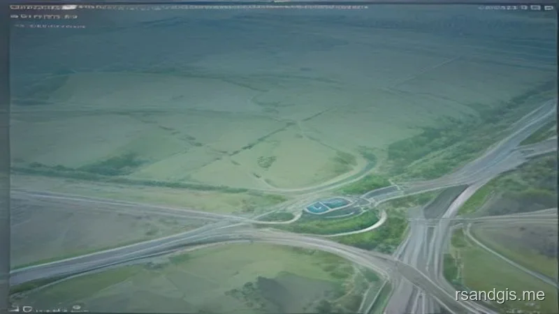 Conceptual illustration of Automated Road Network Extraction LiDAR