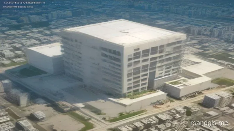 Conceptual illustration of Deep Learning Automated Building Extraction