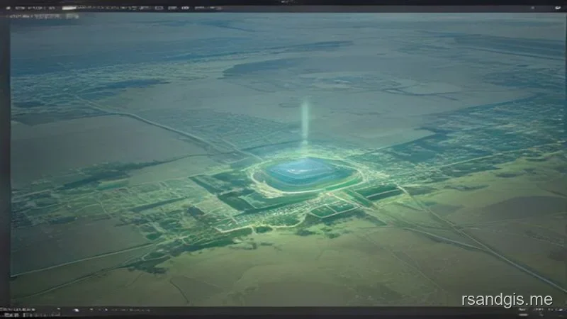 Conceptual illustration of Digital Twin Technology in GIS