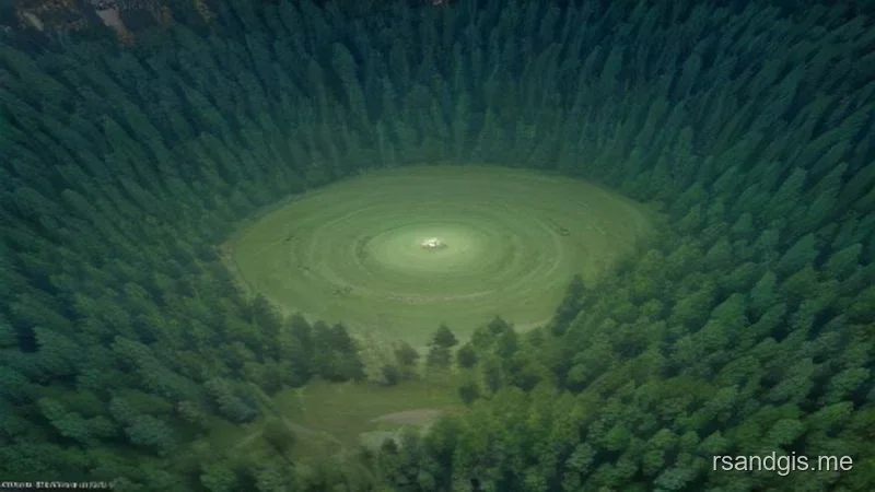 Conceptual illustration of Drone Lidar Mapping Applications in Forestry