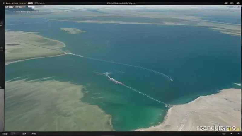 Conceptual illustration of Google Earth Engine Water Quality Monitoring