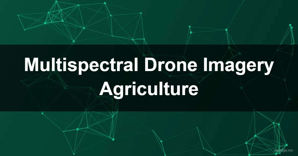 Multispectral Drone Imagery Agriculture Programmatic Art