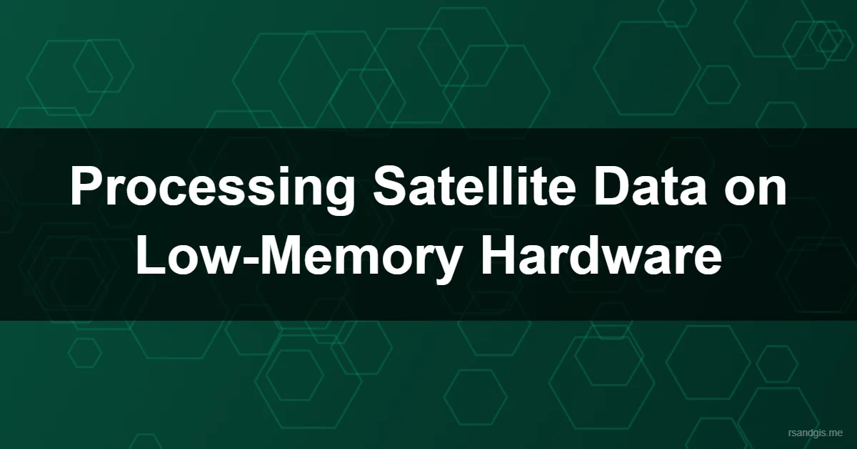 Processing Satellite Data Low Memory Hardware Programmatic Art
