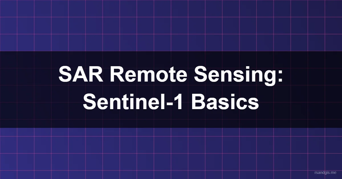 Sar Remote Sensing Sentinel 1 Sar Remote Sensing Sentinel 1 Programmatic Art
