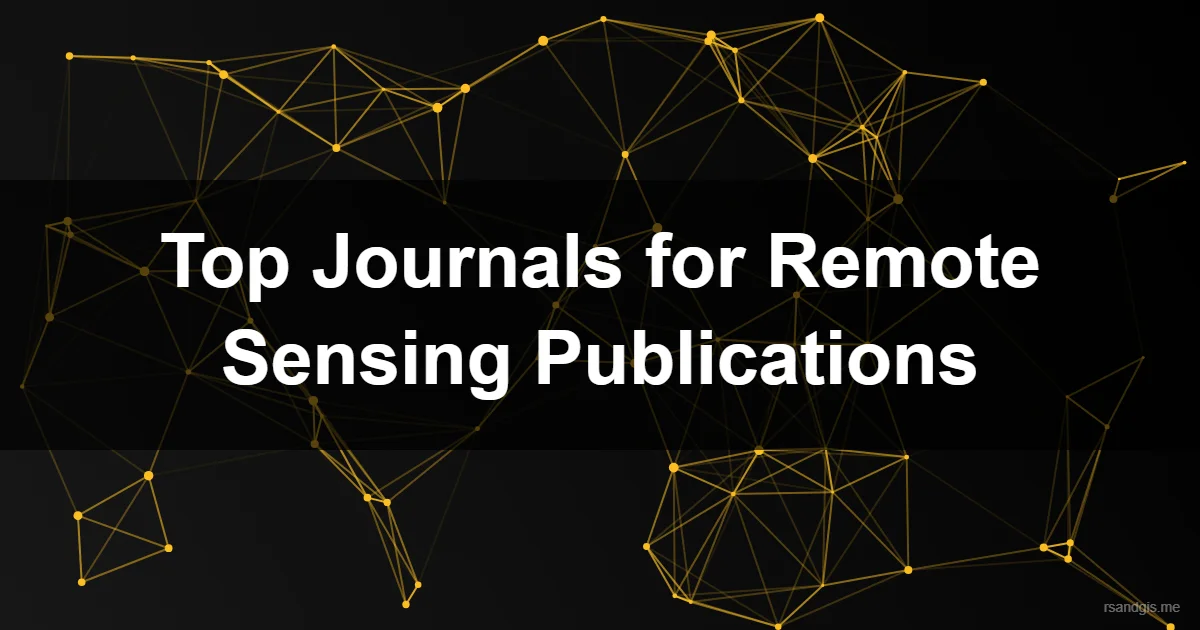 Top Journals Remote Sensing Top Journals Remote Sensing Programmatic Art