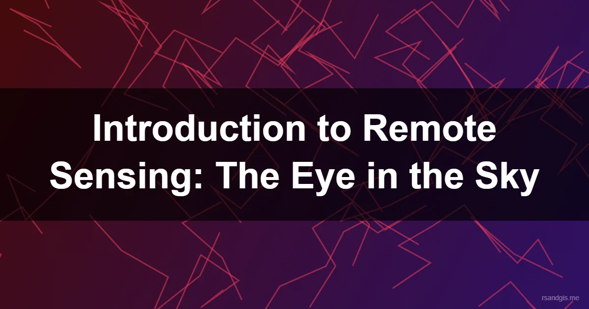 What Is Remote Sensing Programmatic Art
