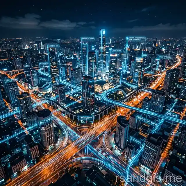 Futuristic digital twin of a smart city driven by Spatial LLMs