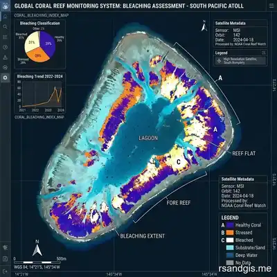 Mapping Coral Reef Bleaching Using Satellite Imagery